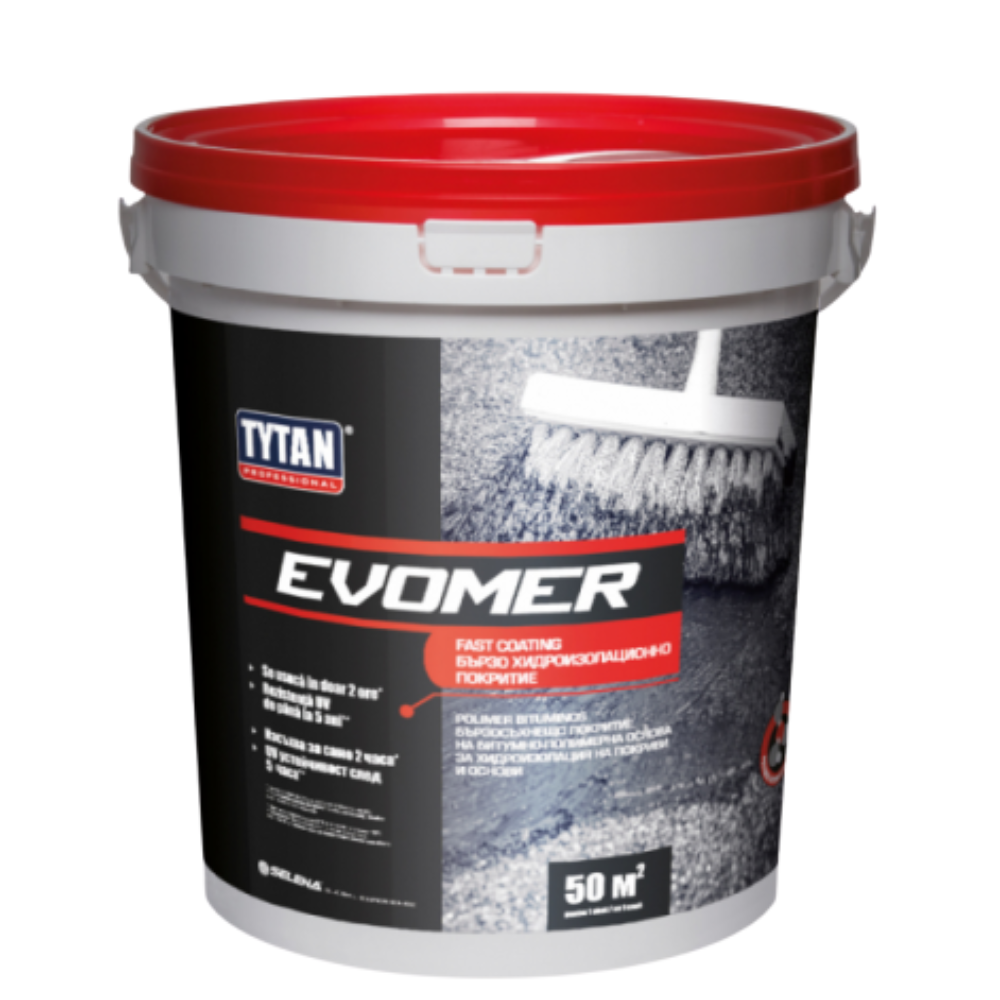 Evomer strat final rapid Tytan, negru, pensulabil, 18 kg