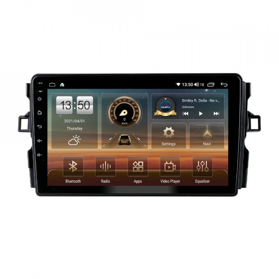 Navigatie dedicata cu Android Toyota Auris 2006 - 2012, 8GB RAM, Radio GPS Dual Zone, Display HD QLED 9" Touchscreen, Internet Wi-Fi si slot SIM 4G, Bluetooth, MirrorLink, USB