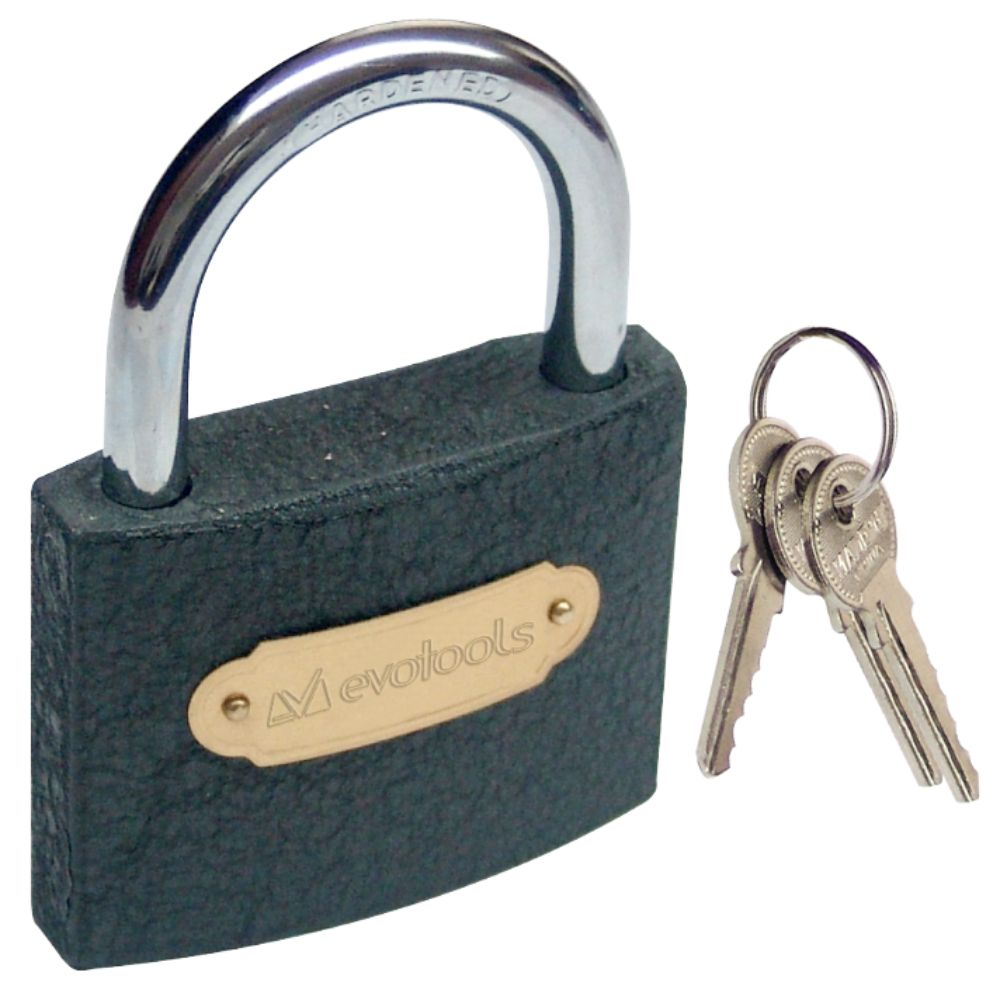 Lacat otel Evotools, 63 mm, 3 chei