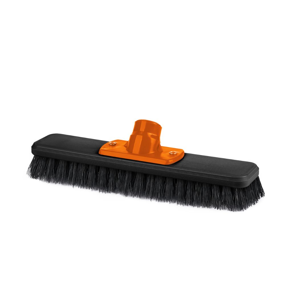 Perie pardoseli KARA, PVC si fibre sintetice, negru, 26 x 6 cm