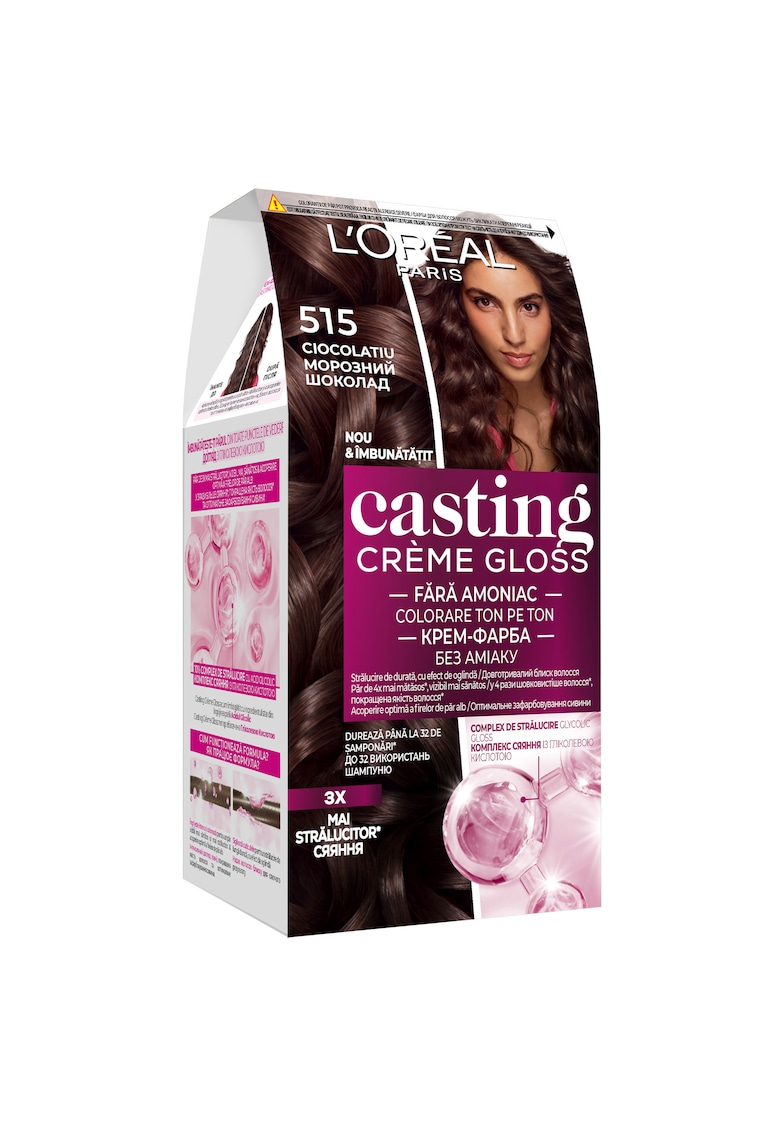 Vopsea de par semi-permanenta fara amoniac -  Casting Creme Gloss - 515