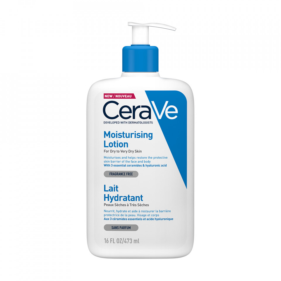 Lotiune hidratanta pentru fata si corp CeraVe, piele uscata si foarte uscata (Concentratie: Lotiune de Corp, Gramaj: 177 ml)