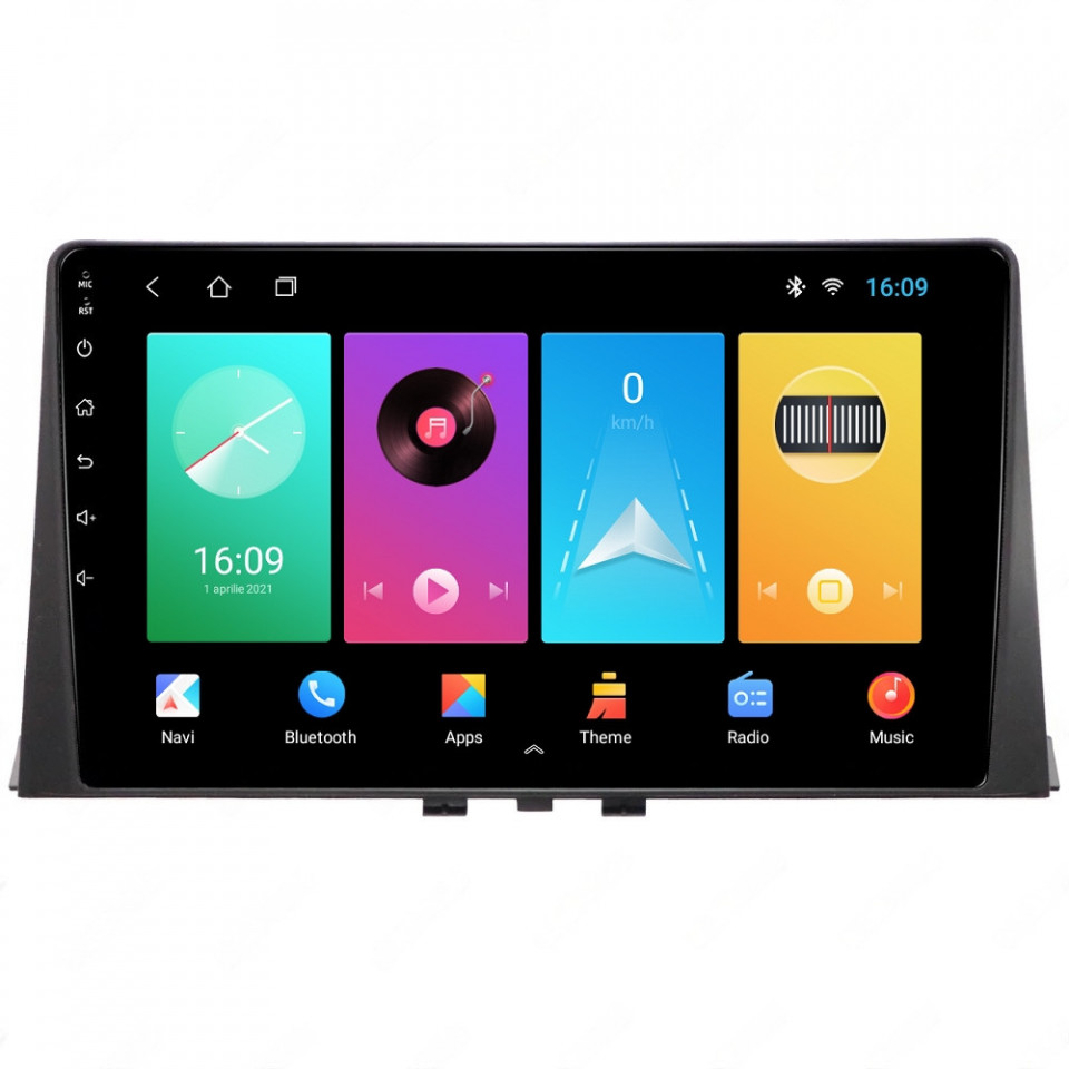 Navigatie dedicata cu Android Citroen Berlingo dupa 2018, 1GB RAM, Radio GPS Dual Zone, Display HD IPS 10" Touchscreen, Internet Wi-Fi, Bluetooth, MirrorLink, USB