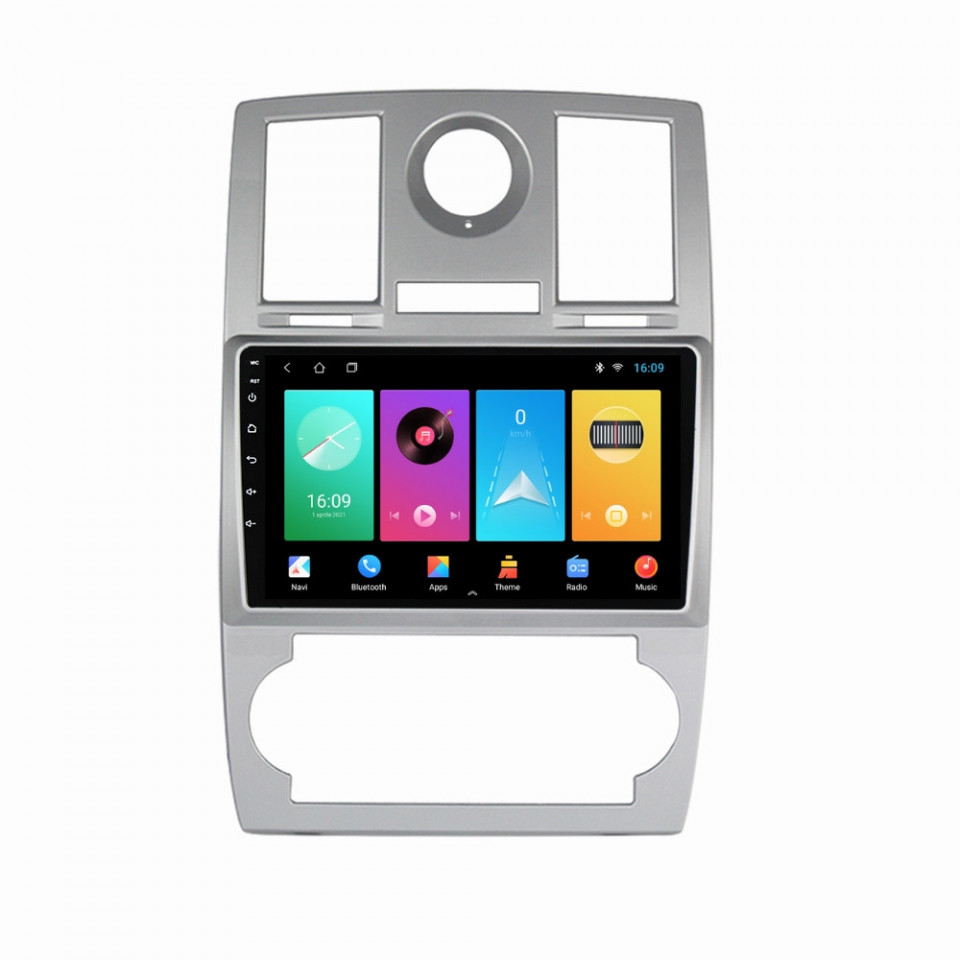 Navigatie dedicata cu Android Chrysler 300C 2004 - 2010, 1GB RAM, Radio GPS Dual Zone, Display HD IPS 9" Touchscreen, Internet Wi-Fi, Bluetooth, MirrorLink, USB