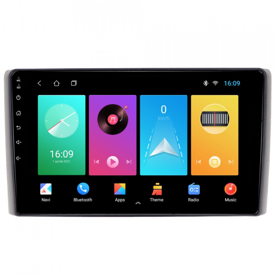Navigatie dedicata cu Android Iveco Daily 2006 - 2014, 1GB RAM, Radio GPS Dual Zone, Display HD IPS 9" Touchscreen, Internet Wi-Fi, Bluetooth, MirrorLink, USB