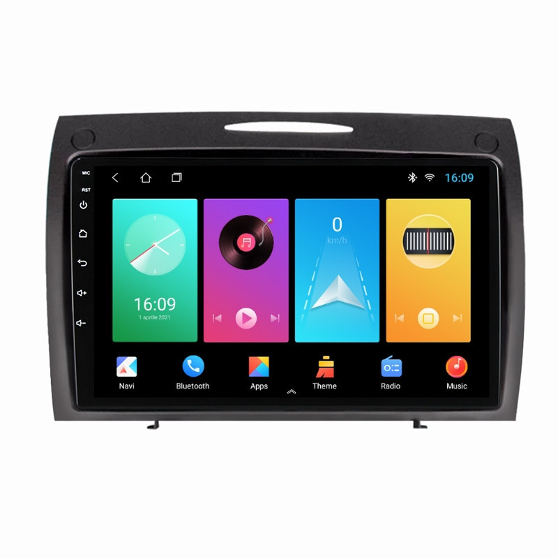 Navigatie dedicata cu Android Mercedes SLK R171 2004 - 2011, 1GB RAM, Radio GPS Dual Zone, Display HD IPS 9" Touchscreen, Internet Wi-Fi, Bluetooth, MirrorLink, USB