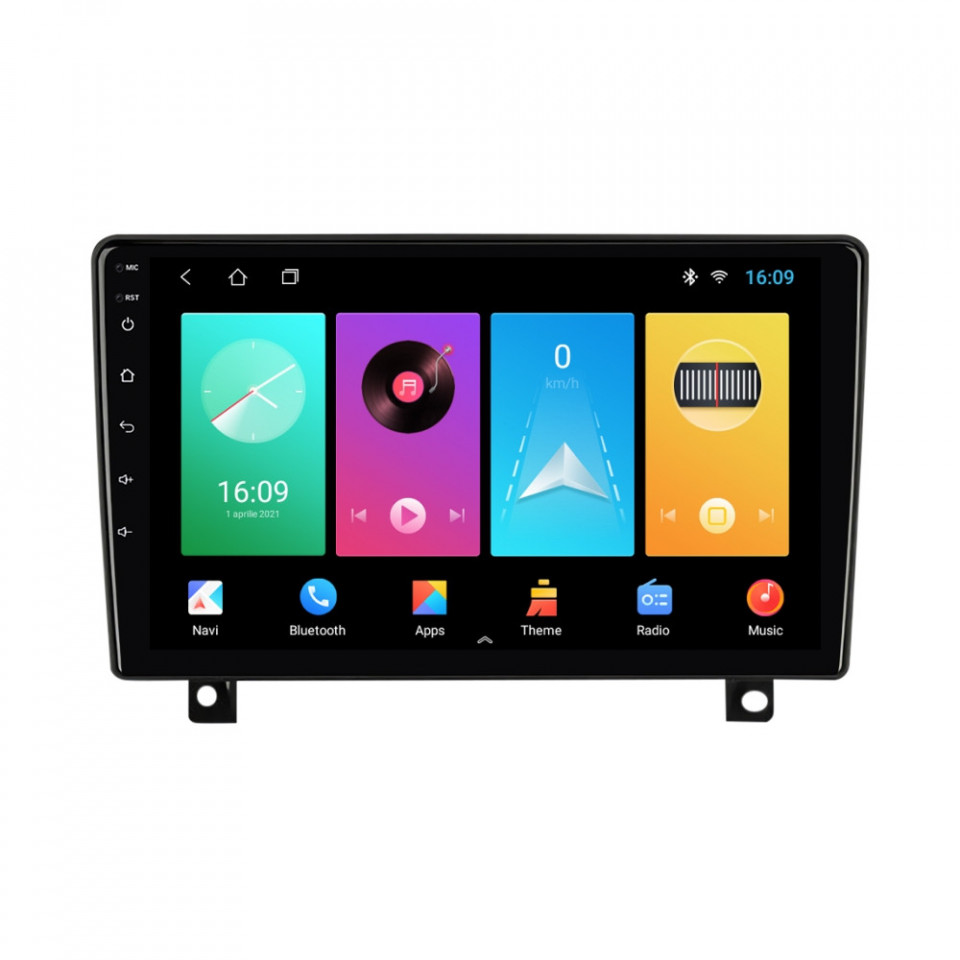 Navigatie dedicata cu Android Opel Astra H 2004 - 2014, 1GB RAM, Radio GPS Dual Zone, Display HD IPS 9'' Touchscreen, Internet Wi-Fi, Bluetooth, MirrorLink, USB