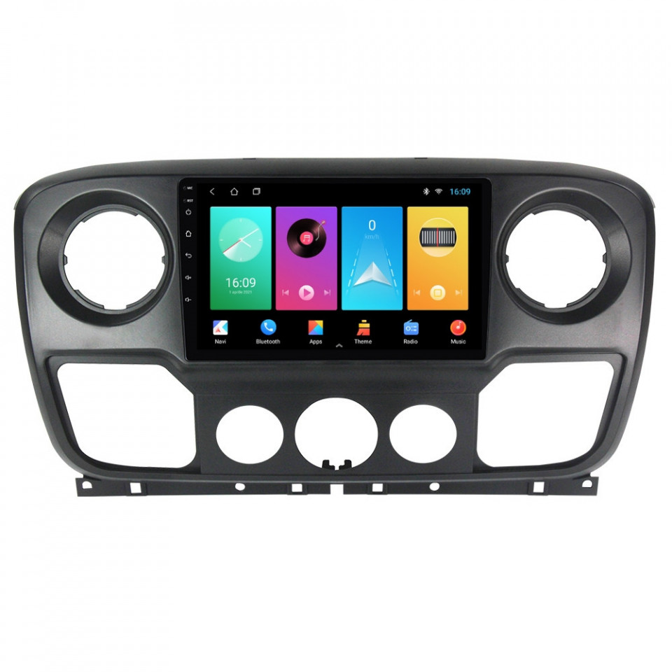 Navigatie dedicata cu Android Nissan NV400 2010 - 2020, 1GB RAM, Radio GPS Dual Zone, Display HD IPS 10" Touchscreen, Internet Wi-Fi, Bluetooth, MirrorLink, USB