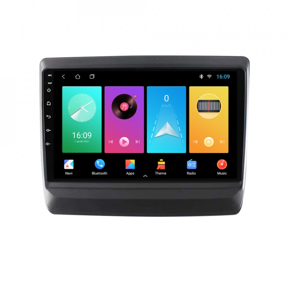 Navigatie dedicata cu Android Isuzu D-Max III dupa 2020, 2GB RAM, Radio GPS Dual Zone, Display HD IPS 9" Touchscreen, Internet Wi-Fi, Bluetooth, MirrorLink, USB