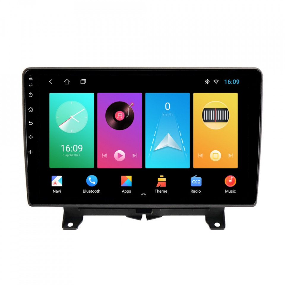 Navigatie dedicata cu Android Land Rover Range Rover Sport I 2005 - 2009, 2GB RAM, Radio GPS Dual Zone, Display HD IPS 9" Touchscreen, Internet Wi-Fi, Bluetooth, MirrorLink, USB