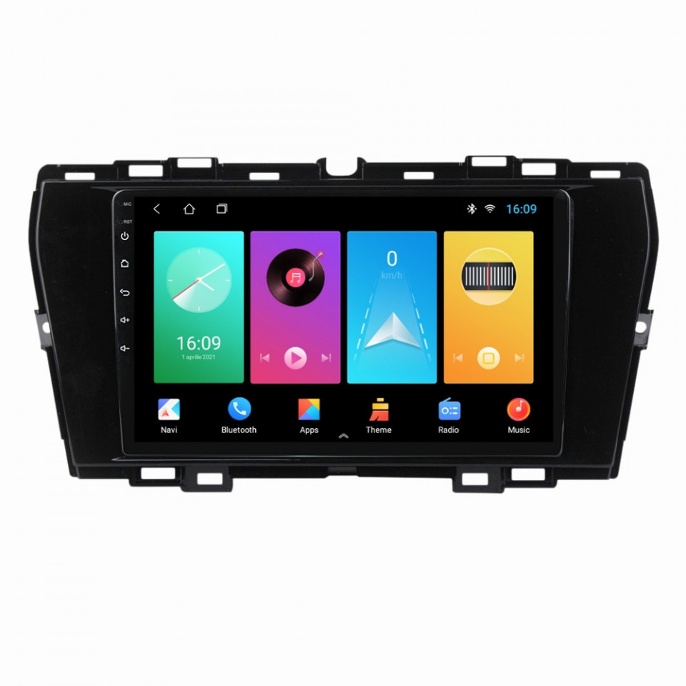 Navigatie dedicata cu Android Ssangyong Tivoli dupa 2020, 2GB RAM, Radio GPS Dual Zone, Display HD IPS 9" Touchscreen, Internet Wi-Fi, Bluetooth, MirrorLink, USB