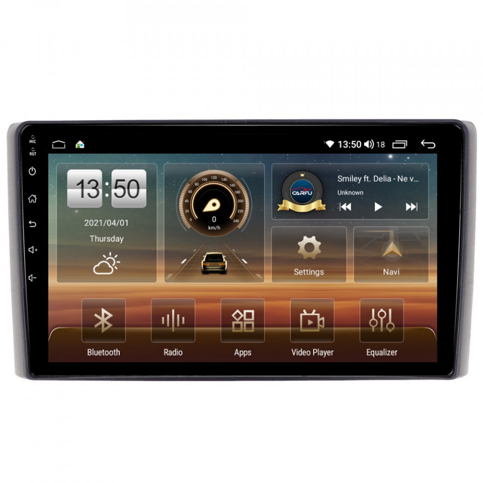 Navigatie dedicata cu Android Iveco Daily 2006 - 2014, 4GB RAM, Radio GPS Dual Zone, Display HD QLED 9" Touchscreen, Internet Wi-Fi si slot SIM 4G, Bluetooth, MirrorLink, USB