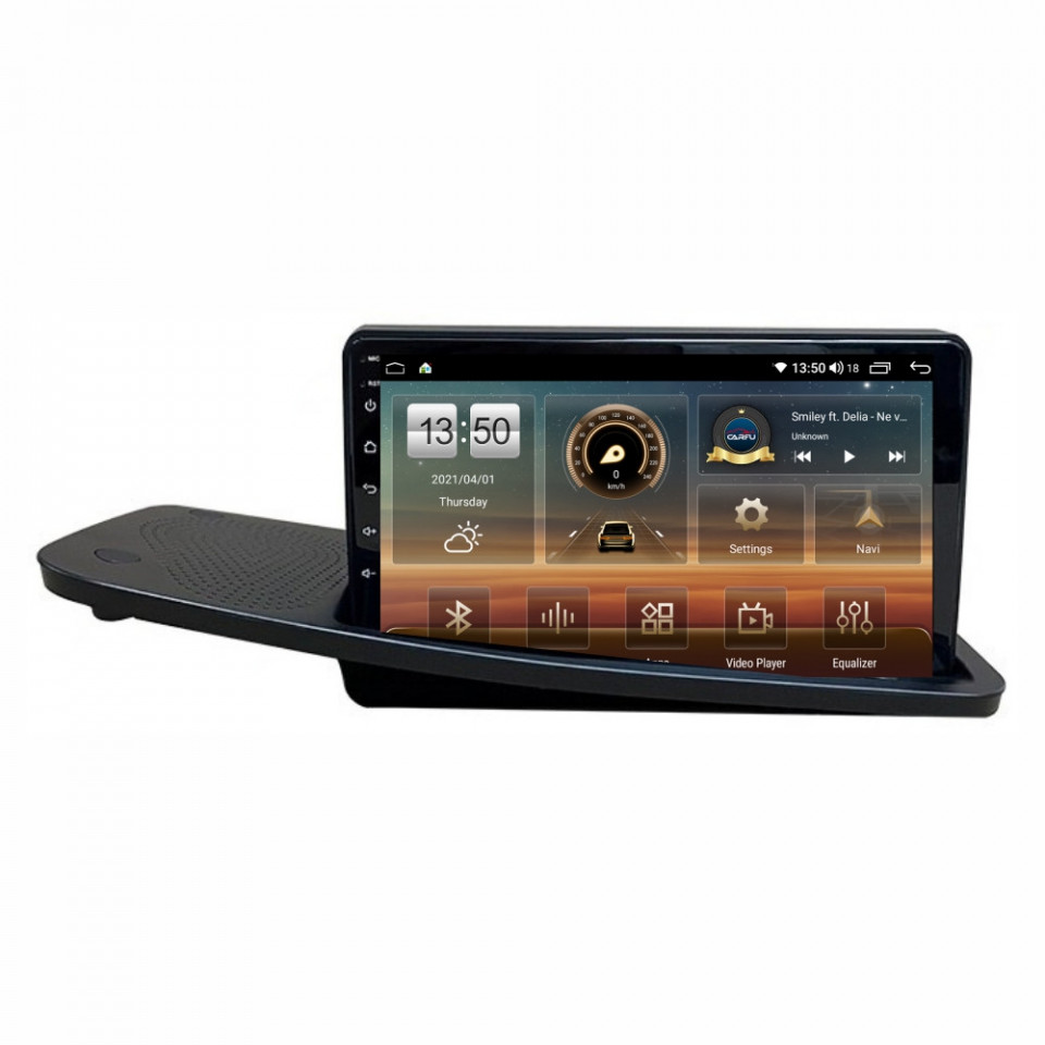 Navigatie dedicata cu Android Volvo S80 II 2006 - 2012 cu navigatie originala, 4GB RAM, Radio GPS Dual Zone, Display HD QLED 9" Touchscreen, Internet Wi-Fi si slot SIM 4G, Bluetooth, MirrorLink, USB