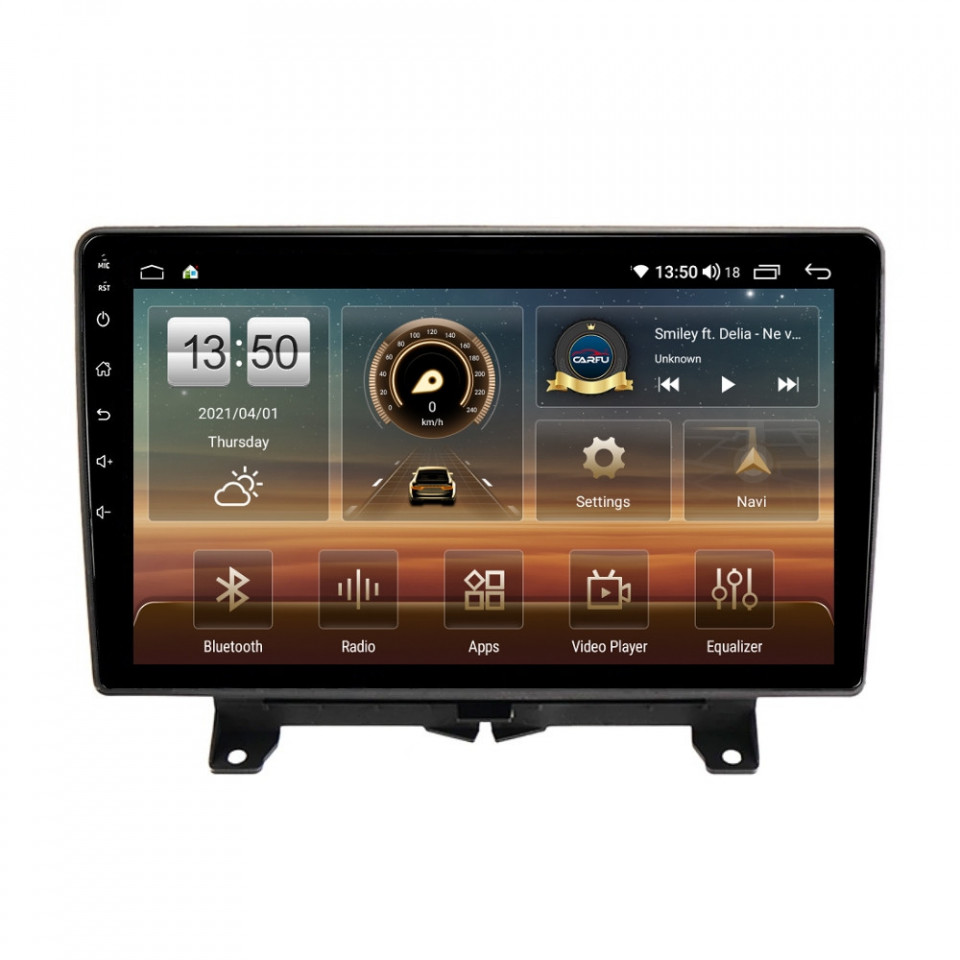 Navigatie dedicata cu Android Land Rover Range Rover Sport I 2005 - 2009, 8GB RAM, Radio GPS Dual Zone, Display HD QLED 9" Touchscreen, Internet Wi-Fi si slot SIM 4G, Bluetooth, MirrorLink, USB