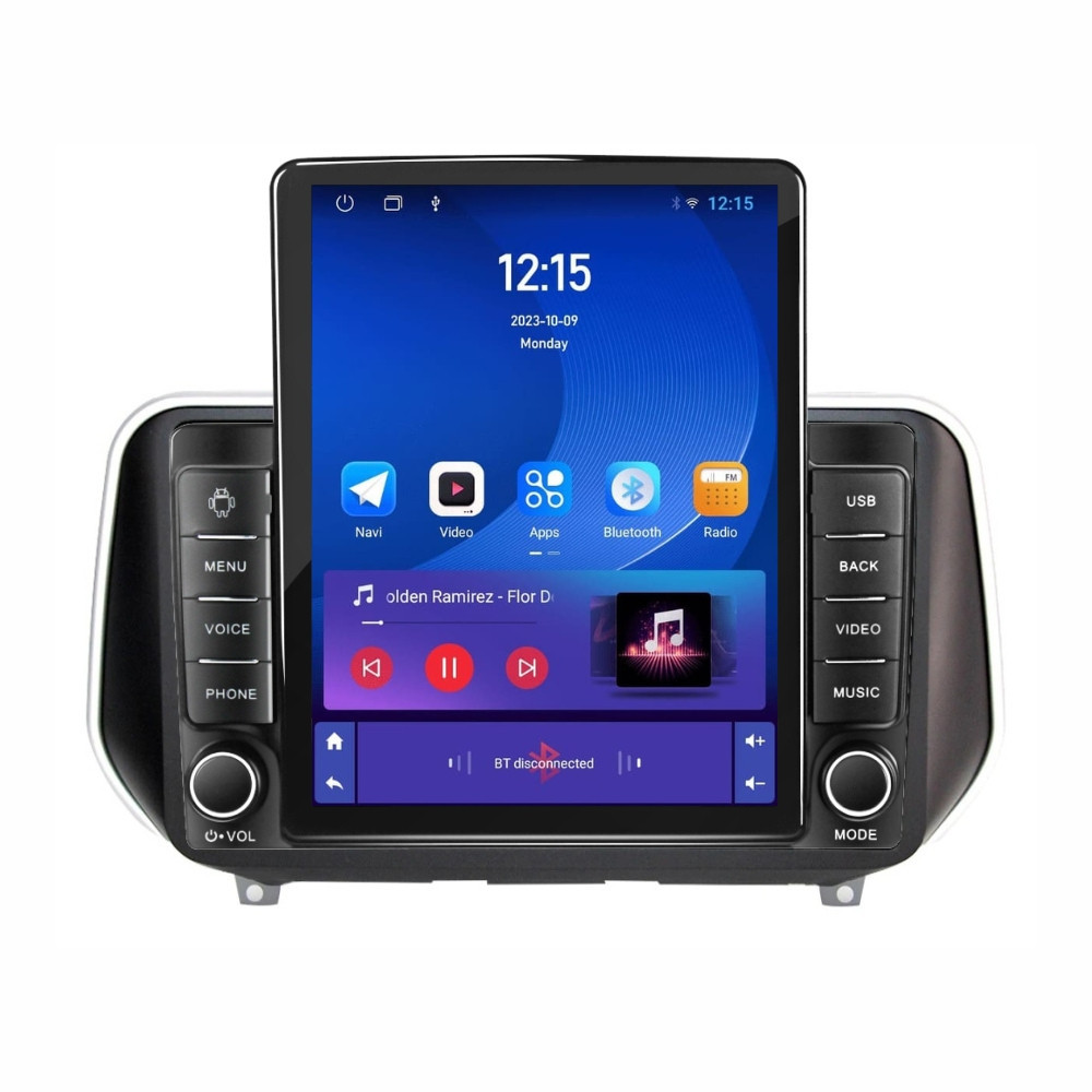 Navigatie dedicata cu Android Hyundai Santa Fe IV dupa 2018, 1GB RAM, Radio GPS Dual Zone, Touchscreen IPS 9.7" HD tip Tesla, Internet Wi-Fi, Bluetooth, MirrorLink, USB