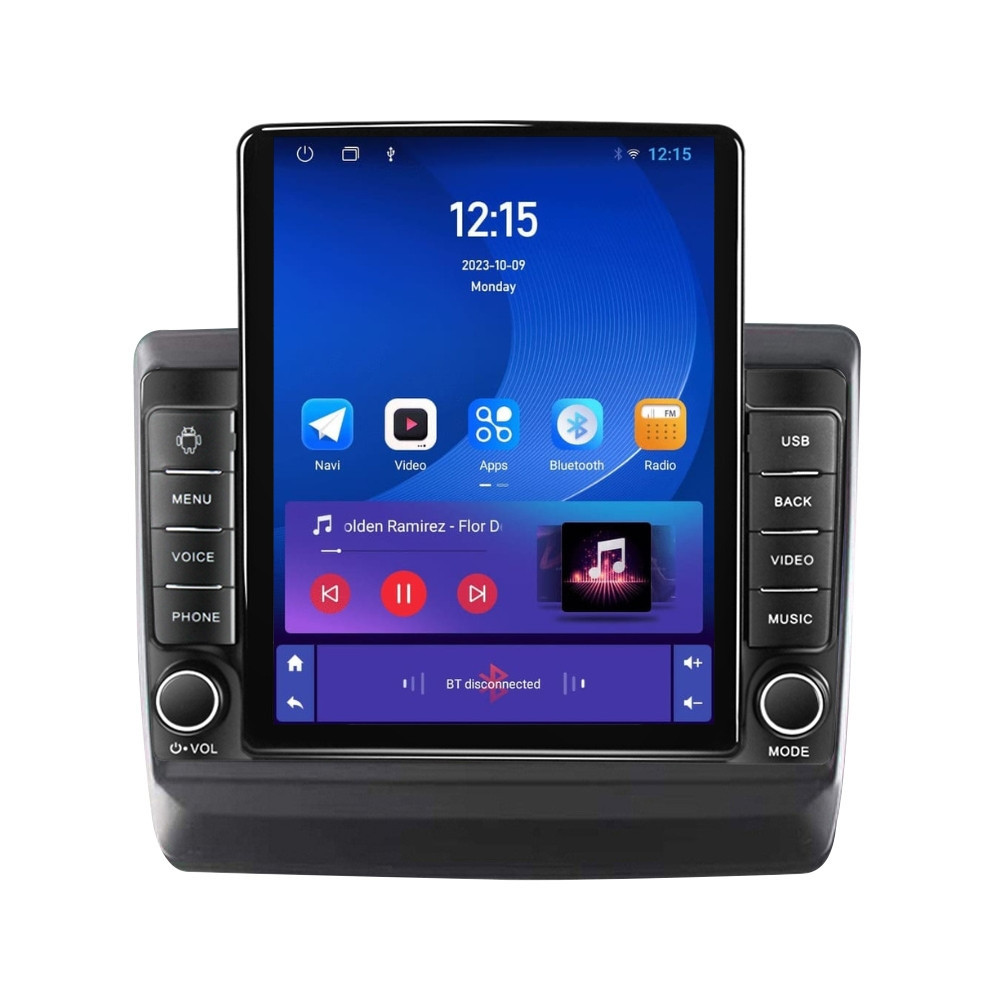 Navigatie dedicata cu Android Isuzu D-Max III dupa 2020, 1GB RAM, Radio GPS Dual Zone, Touchscreen IPS 9.7" HD tip Tesla, Internet Wi-Fi, Bluetooth, MirrorLink, USB
