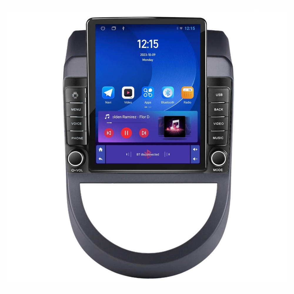Navigatie dedicata cu Android Kia Soul 2009 - 2013, 1GB RAM, Radio GPS Dual Zone, Touchscreen IPS 9.7" HD tip Tesla, Internet Wi-Fi, Bluetooth, MirrorLink, USB