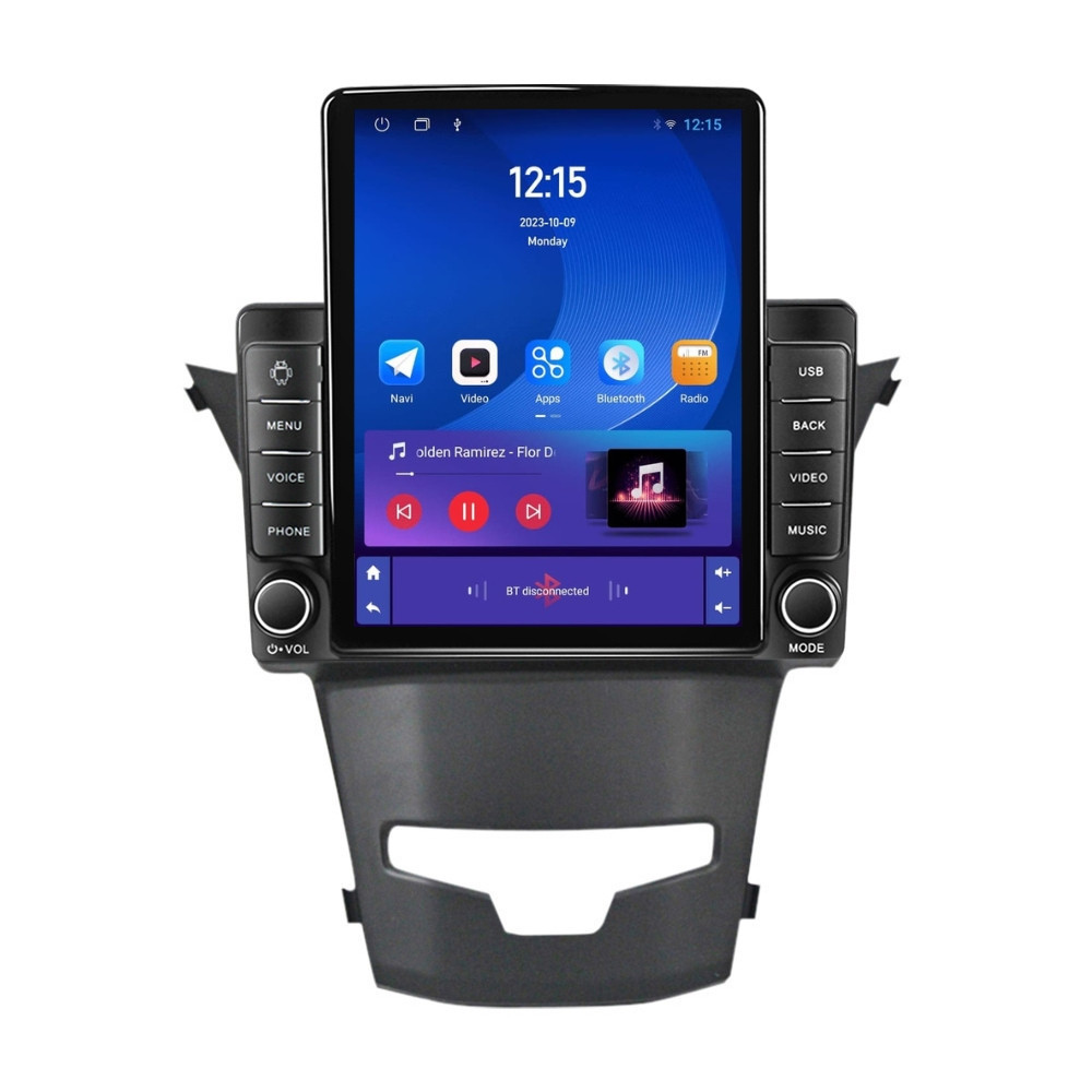 Navigatie dedicata cu Android Ssangyong Korando 2013 - 2019, 1GB RAM, Radio GPS Dual Zone, Touchscreen IPS 9.7" HD tip Tesla, Internet Wi-Fi, Bluetooth, MirrorLink, USB