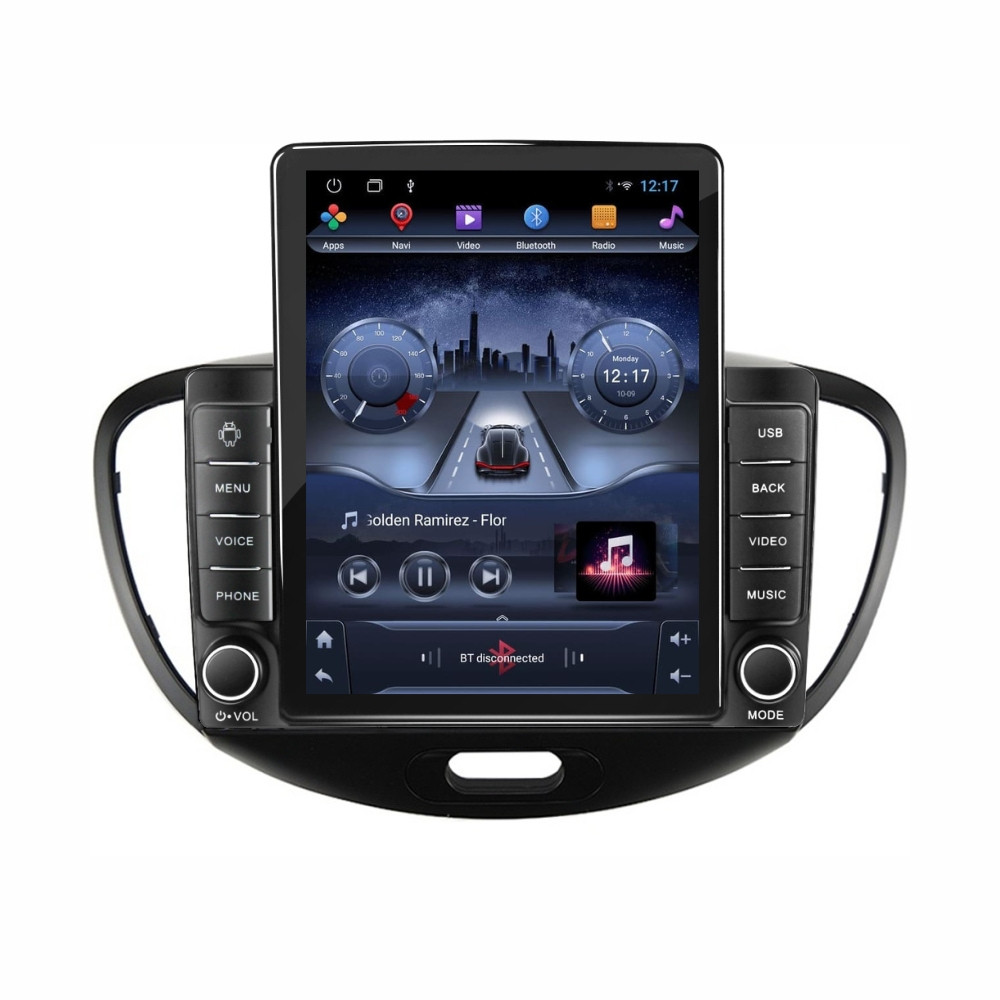 Navigatie dedicata cu Android Hyundai i10 2007 - 2013, 2GB RAM, Radio GPS Dual Zone, Touchscreen IPS 9.7" HD tip Tesla, Internet Wi-Fi, Bluetooth, MirrorLink, USB