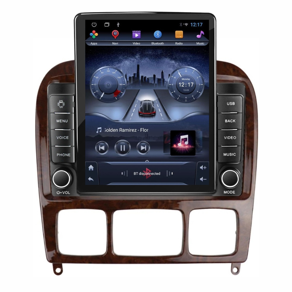Navigatie dedicata cu Android Mercedes S-Class W220 1998 - 2005, 2GB RAM, Radio GPS Dual Zone, Touchscreen IPS 9.7" HD tip Tesla, Internet Wi-Fi, Bluetooth, MirrorLink, USB