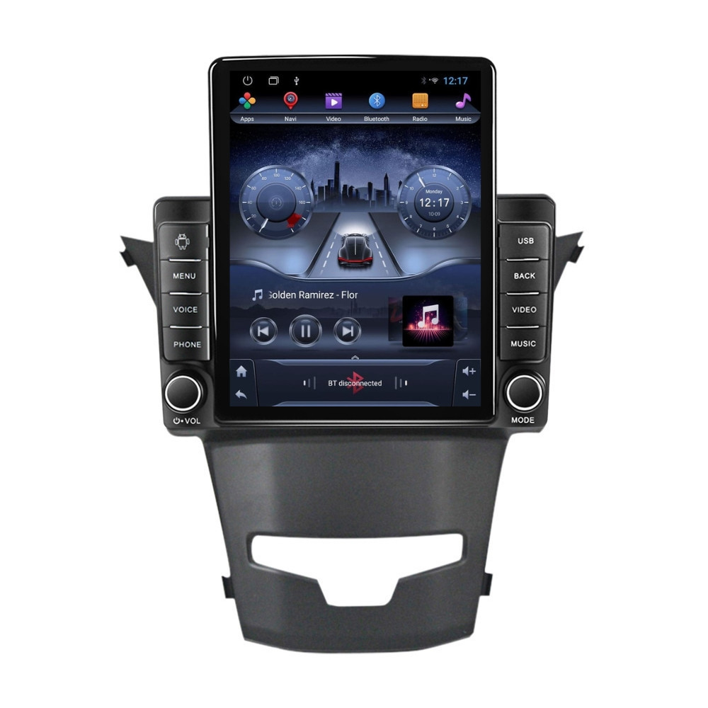 Navigatie dedicata cu Android Ssangyong Korando 2013 - 2019, 2GB RAM, Radio GPS Dual Zone, Touchscreen IPS 9.7" HD tip Tesla, Internet Wi-Fi, Bluetooth, MirrorLink, USB