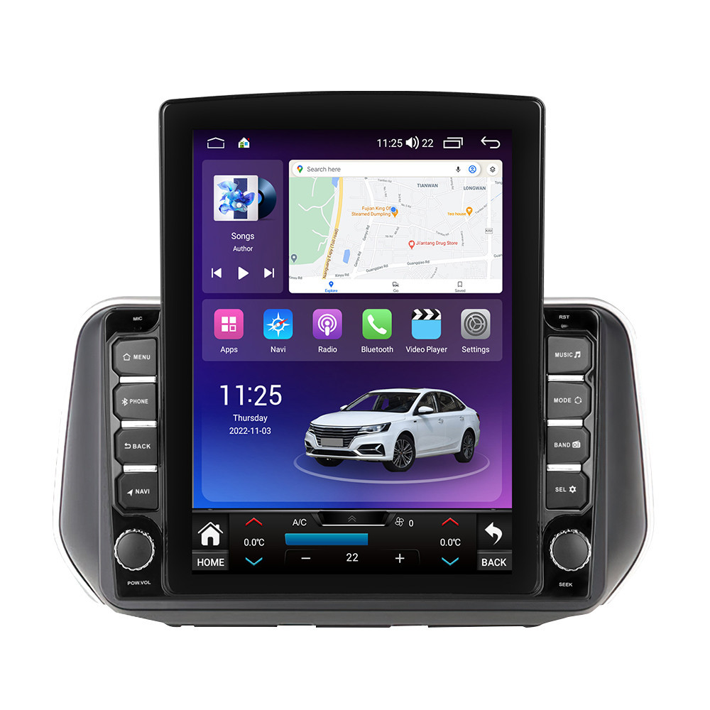 Navigatie dedicata cu Android Hyundai Santa Fe IV dupa 2018, 4GB RAM, Radio GPS Dual Zone, Touchscreen IPS 9.7" HD tip Tesla, Internet Wi-Fi si slot SIM 4G, Bluetooth, MirrorLink, USB