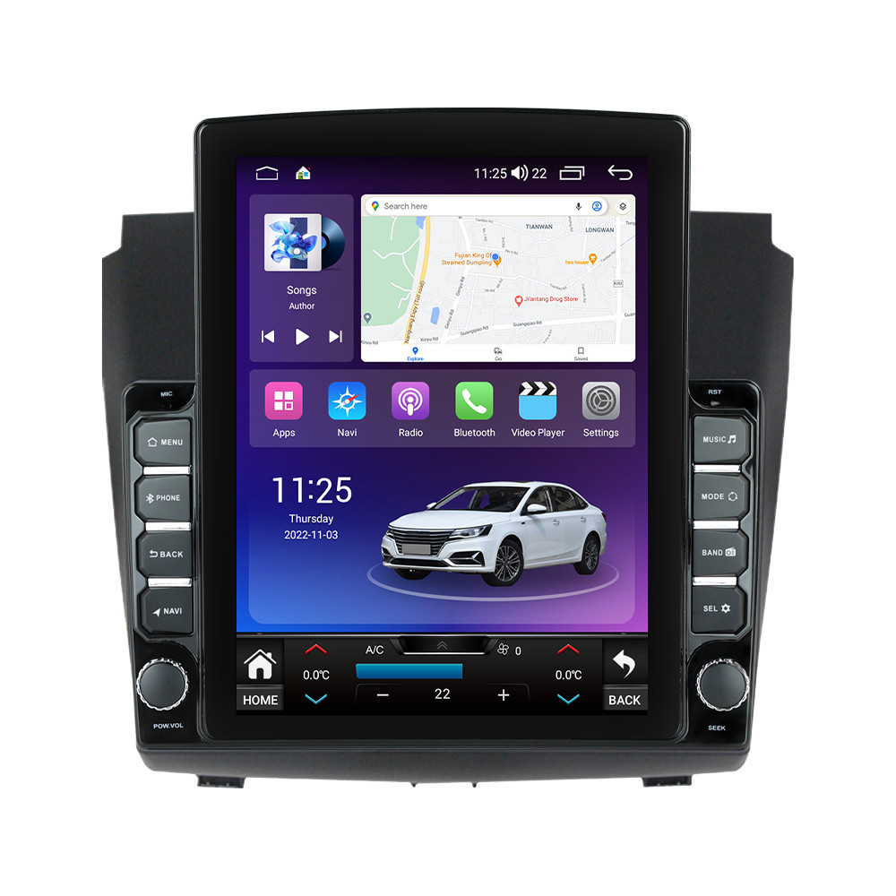 Navigatie dedicata cu Android Isuzu D-Max II 2012 - 2020, 4GB RAM, Radio GPS Dual Zone, Touchscreen IPS 9.7" HD tip Tesla, Internet Wi-Fi si slot SIM 4G, Bluetooth, MirrorLink, USB