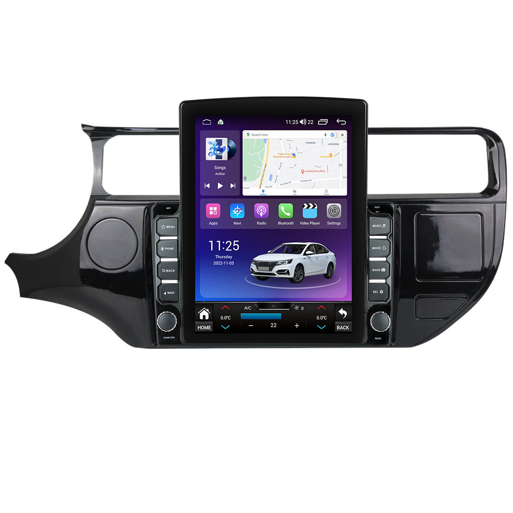 Navigatie dedicata cu Android Kia Rio III 2014 - 2017, 4GB RAM, Radio GPS Dual Zone, Touchscreen IPS 9.7" HD tip Tesla, Internet Wi-Fi si slot SIM 4G, Bluetooth, MirrorLink, USB