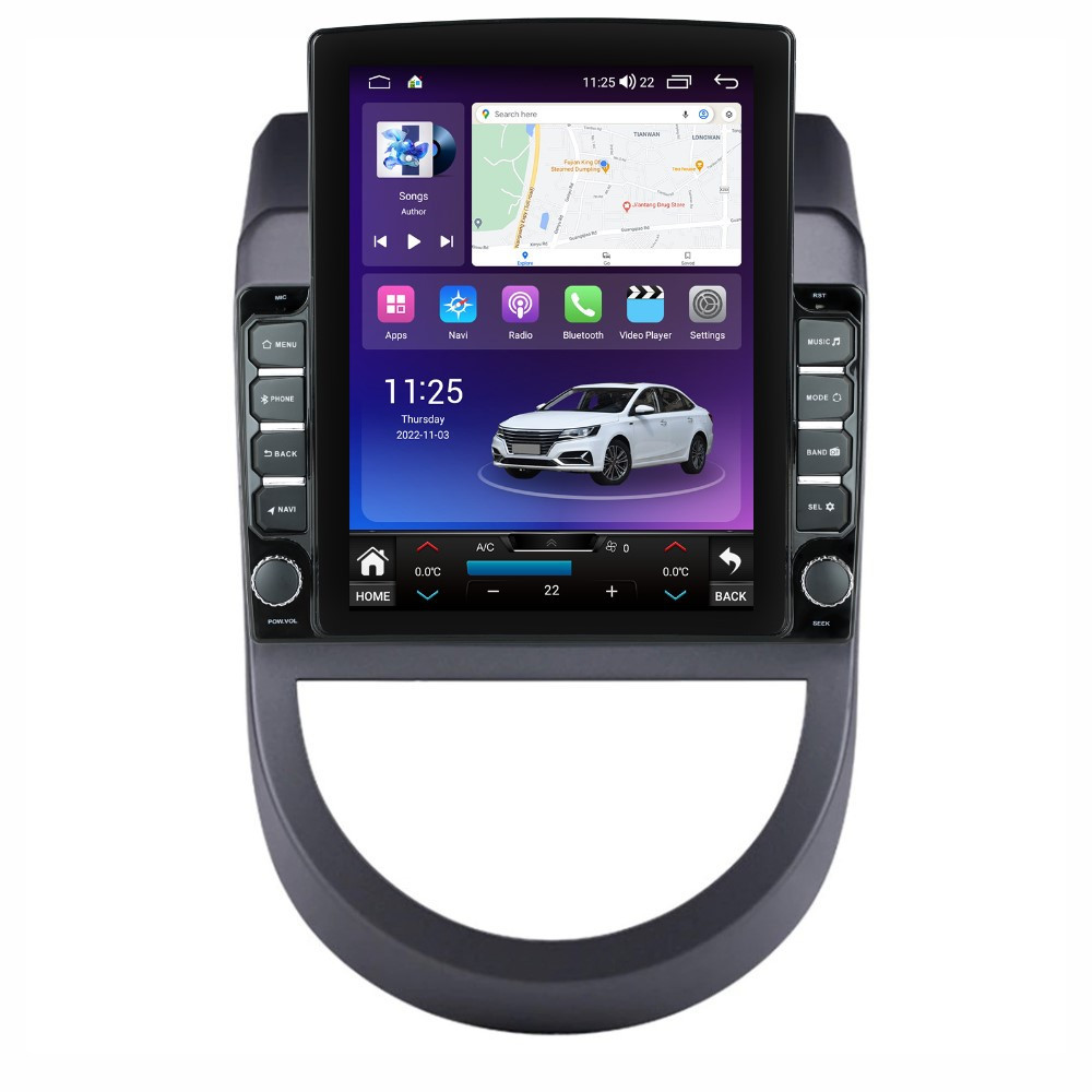 Navigatie dedicata cu Android Kia Soul 2009 - 2013, 4GB RAM, Radio GPS Dual Zone, Touchscreen IPS 9.7" HD tip Tesla, Internet Wi-Fi si slot SIM 4G, Bluetooth, MirrorLink, USB