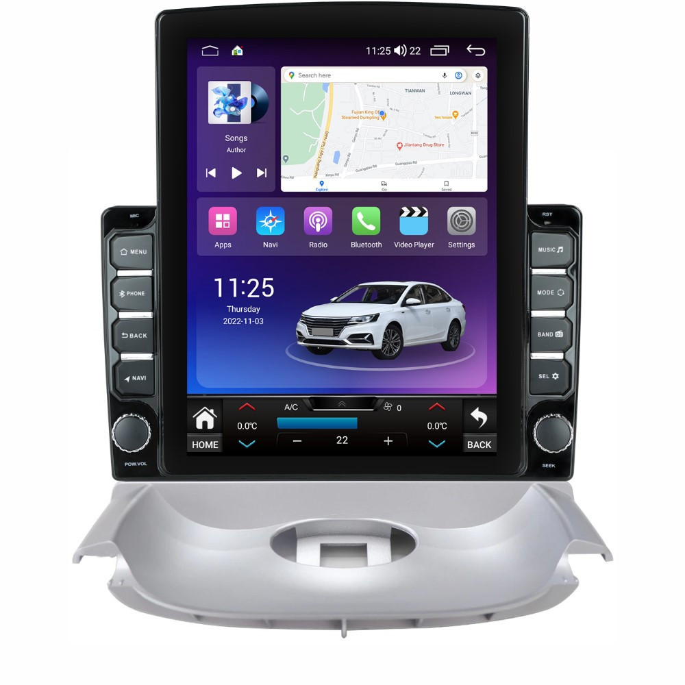 Navigatie dedicata cu Android Peugeot 206 1998 - 2009, 4GB RAM, Radio GPS Dual Zone, Touchscreen IPS 9.7'' HD tip Tesla, Internet Wi-Fi si slot SIM 4G, Bluetooth, MirrorLink, USB