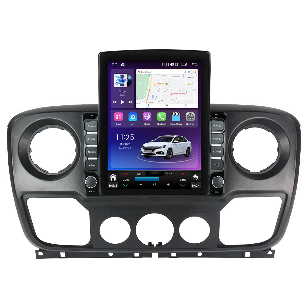 Navigatie dedicata cu Android Opel Movano B 2010 - 2019, 4GB RAM, Radio GPS Dual Zone, Touchscreen IPS 9.7" HD tip Tesla, Internet Wi-Fi si slot SIM 4G, Bluetooth, MirrorLink, USB