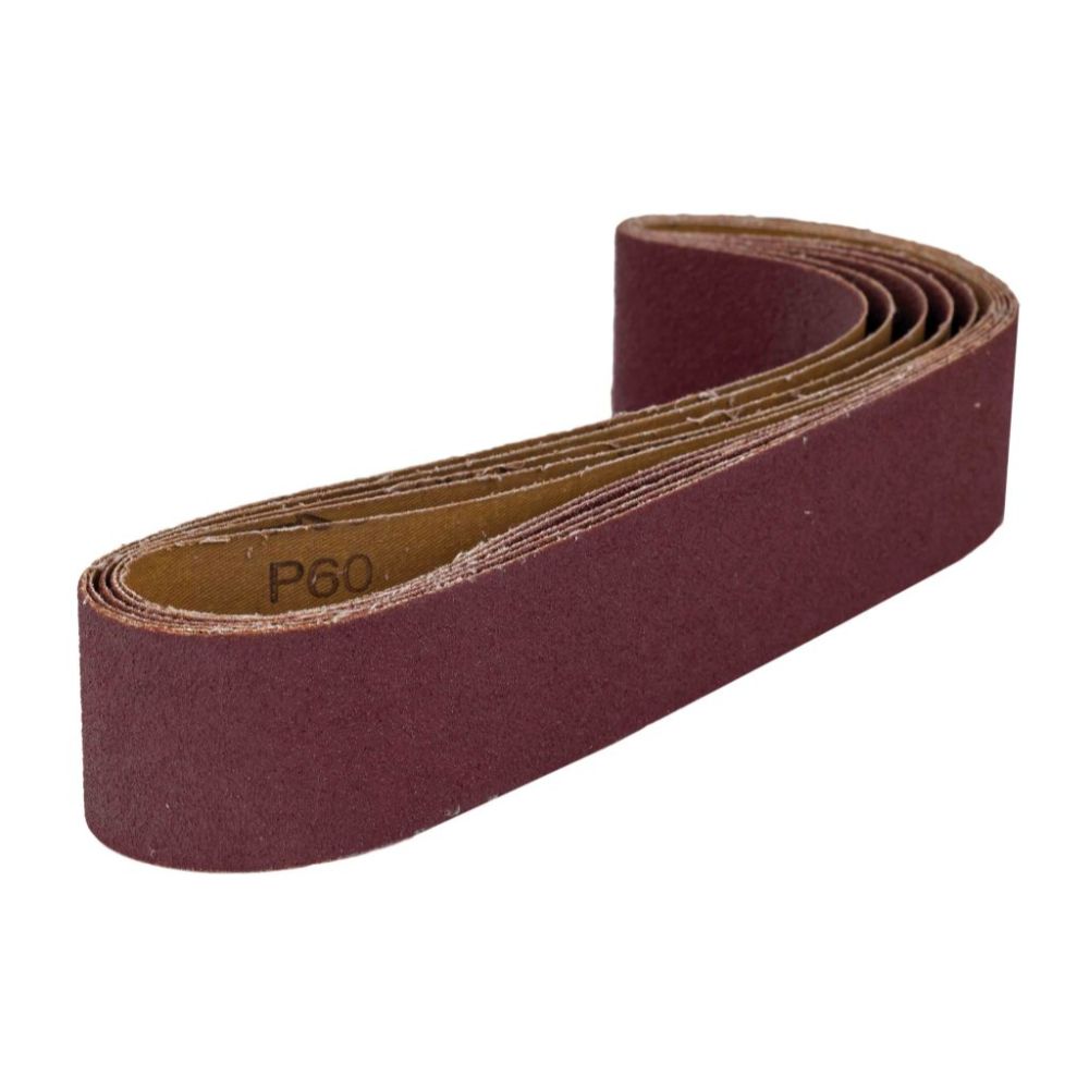Banda abraziva pentru slefuire metal, lemn, PVC, Raider P100, 50 x 686 mm, 5 buc.