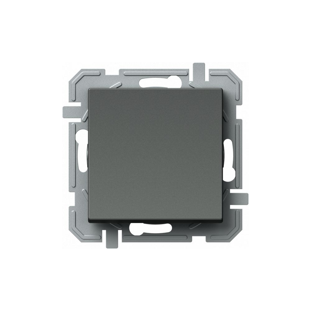 Intrerupator simplu Tem Logiq, antracit, 10 A x 250 V