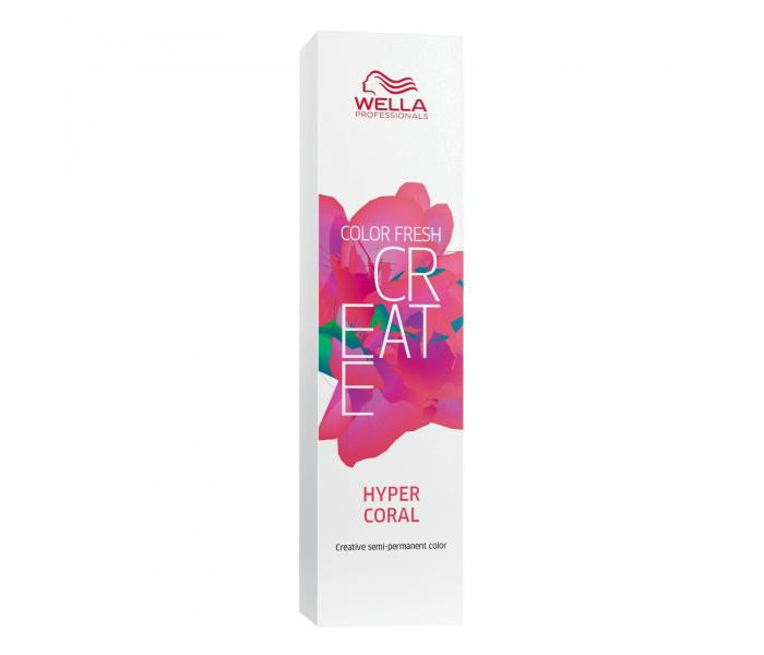 Vopsea semipermanenta Wella Professionals Color Fresh Create (Gramaj: 60 ml, Concentratie: Vopsea semipermanenta, Culoare vopsea: Hyper Coral)