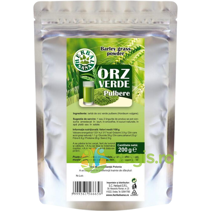 Orz Verde Pulbere 200g