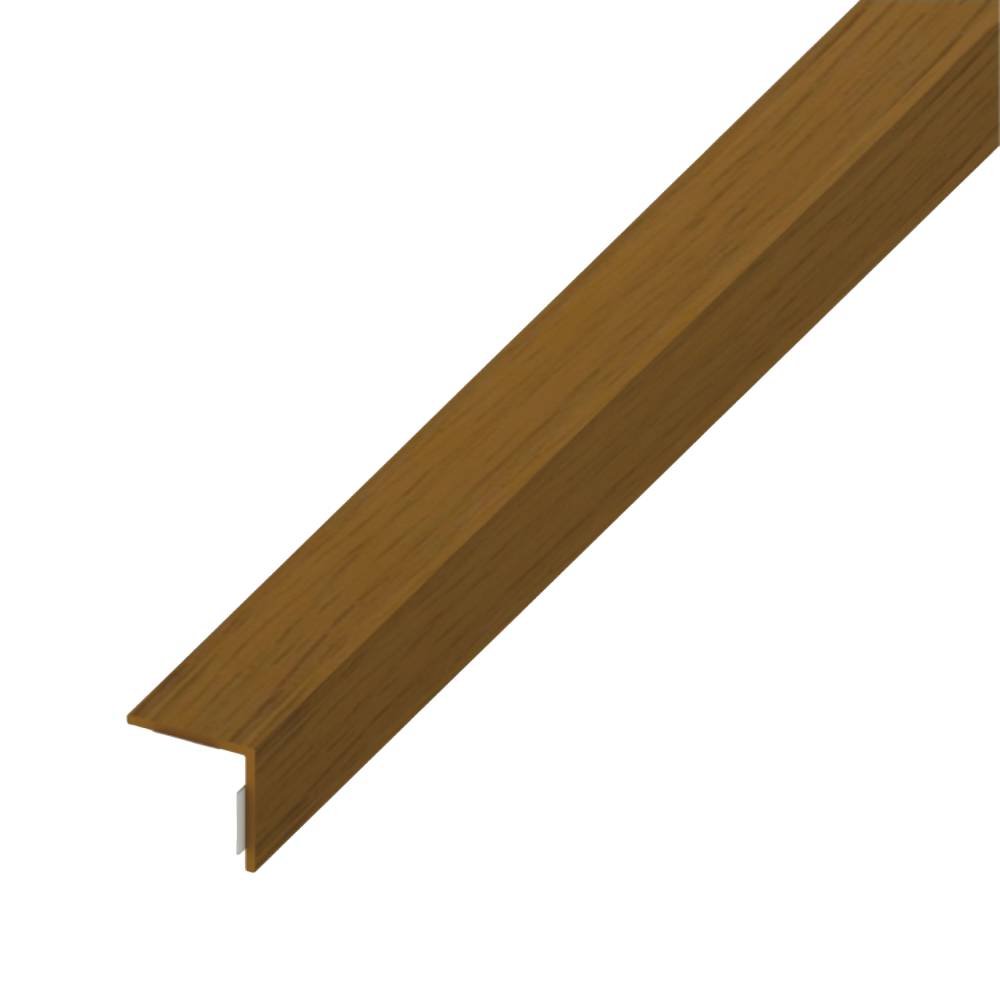 Cornier PVC autoadeziv, stejar, 20 x 20 x 1 mm, 2.5 m