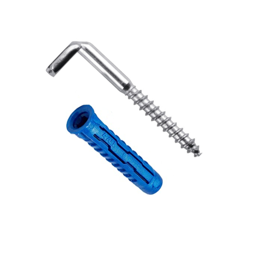 Diblu universal cu surub RawlPlug 4All, cap tip ochi, nylon, 6 x 30 mm, 10 bucati