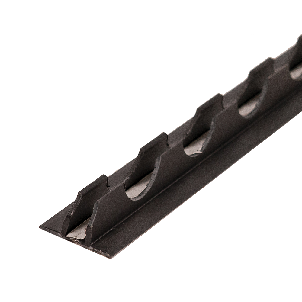 Profil dilatare UFH Purmo, plastic, negru, 2 m/buc