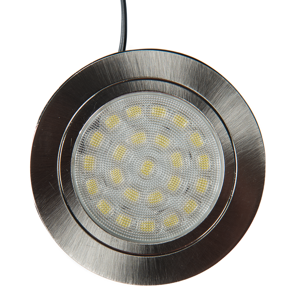 Spot rotund aplicat LED, alb, 2 m