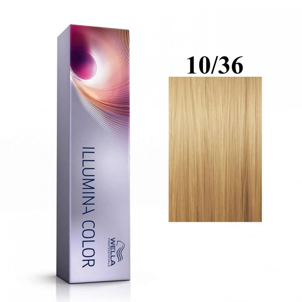 Vopsea de par permanenta Wella Professionals Illumina Color 10/36