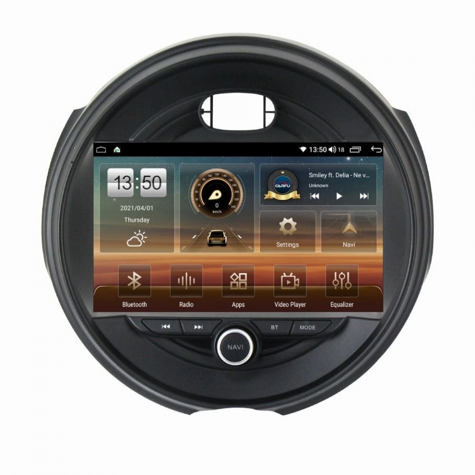 Navigatie dedicata cu Android Mini Countryman (F60) 2016 - 2020, 4GB RAM, Radio GPS Dual Zone, Display HD QLED 9" Touchscreen, Internet Wi-Fi si slot SIM 4G, Bluetooth, MirrorLink, USB