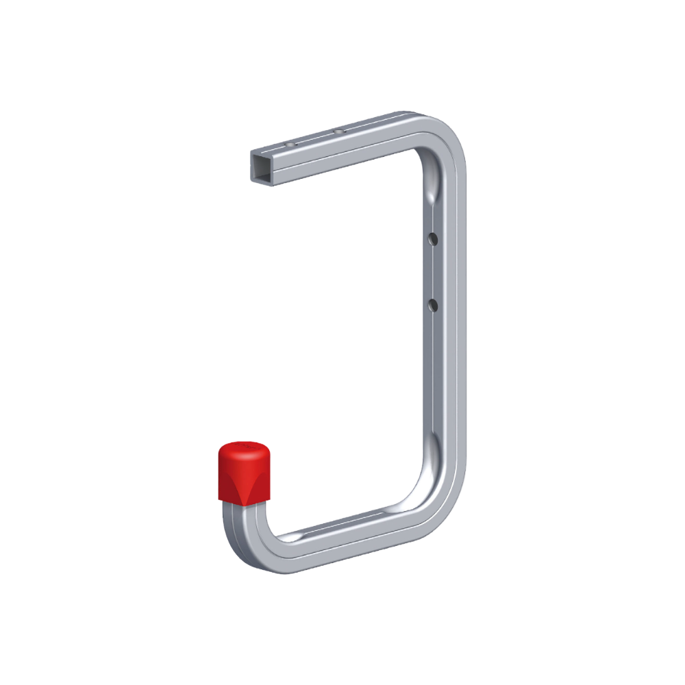 Carlig pentru perete si tavan, tip C, aluminiu, 160 x 115 mm