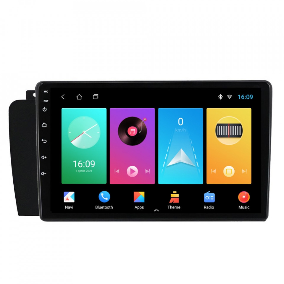 Navigatie dedicata cu Android Volvo S60 I 2004 - 2010, 2GB RAM, Radio GPS Dual Zone, Display HD IPS 9" Touchscreen, Internet Wi-Fi, Bluetooth, MirrorLink, USB