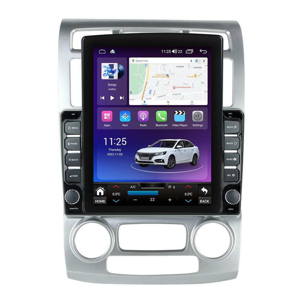 Navigatie dedicata cu Android KIA Sportage 2004 - 2010 fabricata in Coreea, clima automata, 4GB RAM, Radio GPS Dual Zone, Touchscreen IPS 9.7" HD tip Tesla, Internet Wi-Fi si slot SIM 4G, Bluetooth, MirrorLink, USB