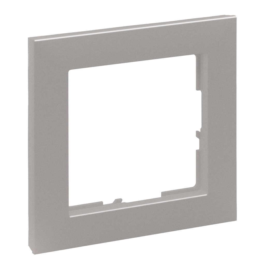 Rama de aparataj Legrand New Suno, 1 modul, PVC, sampanie