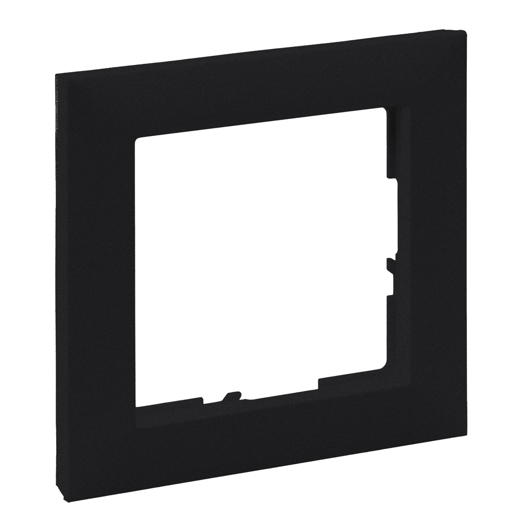 Rama de aparataj Legrand New Suno, 1 modul, PVC, negru