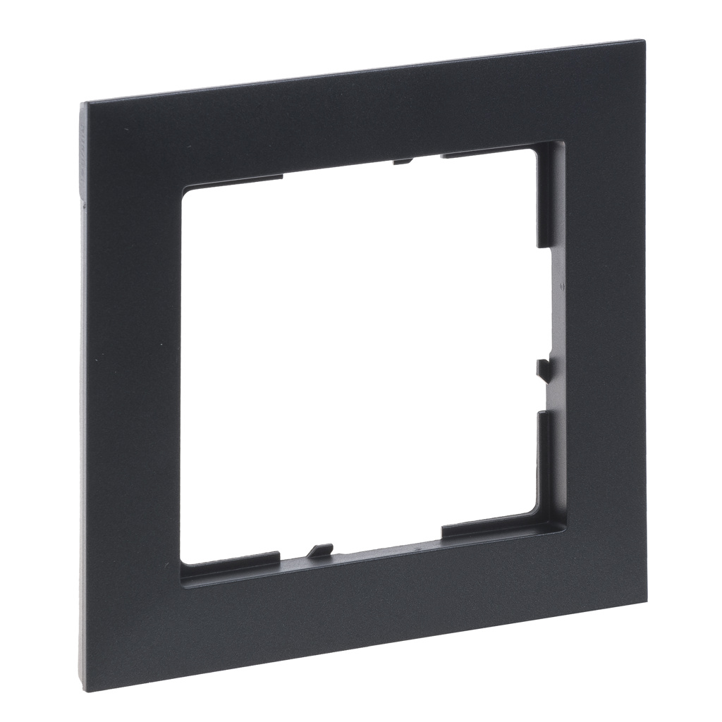 Rama intrerupator Legrand, New Suno, 1 modul, plastic, gri inchis