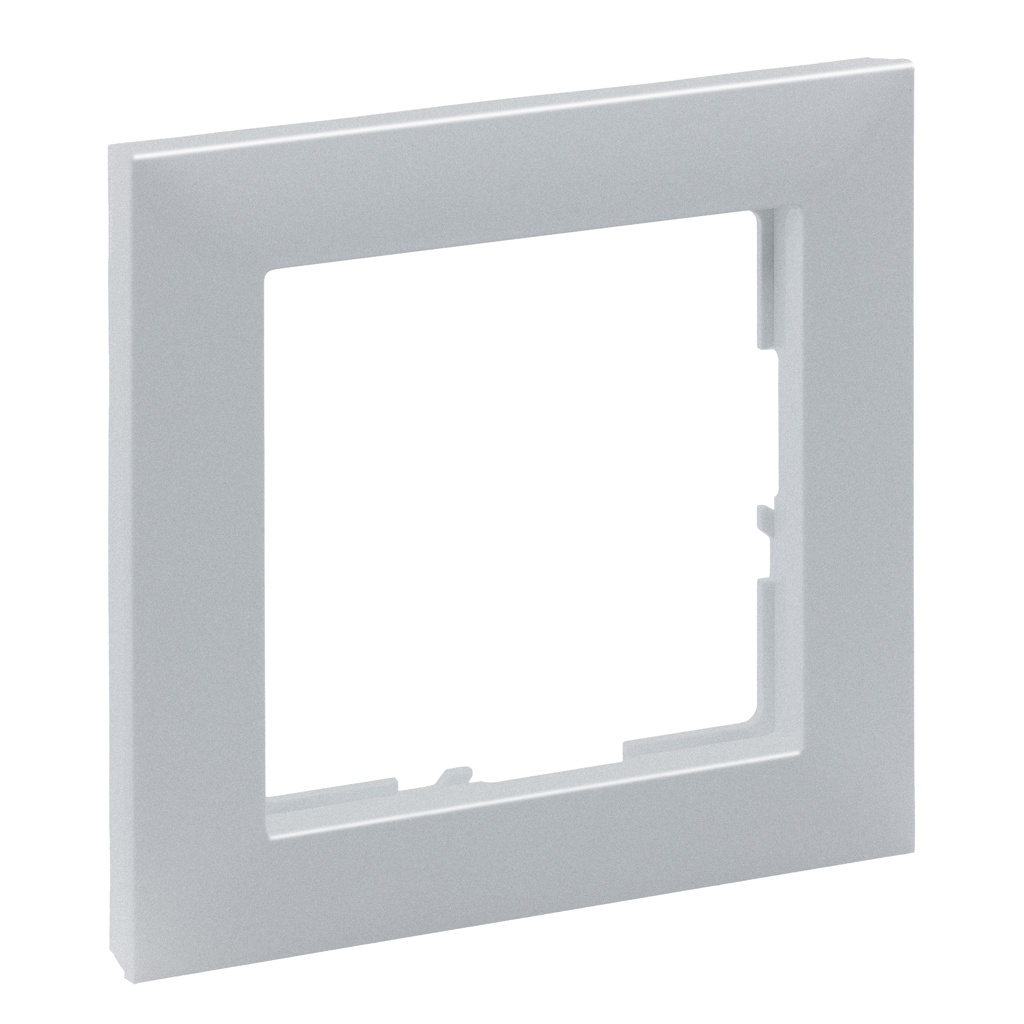 Rama de aparataj Legrand, New Suno, 1 modul, plastic, aluminiu