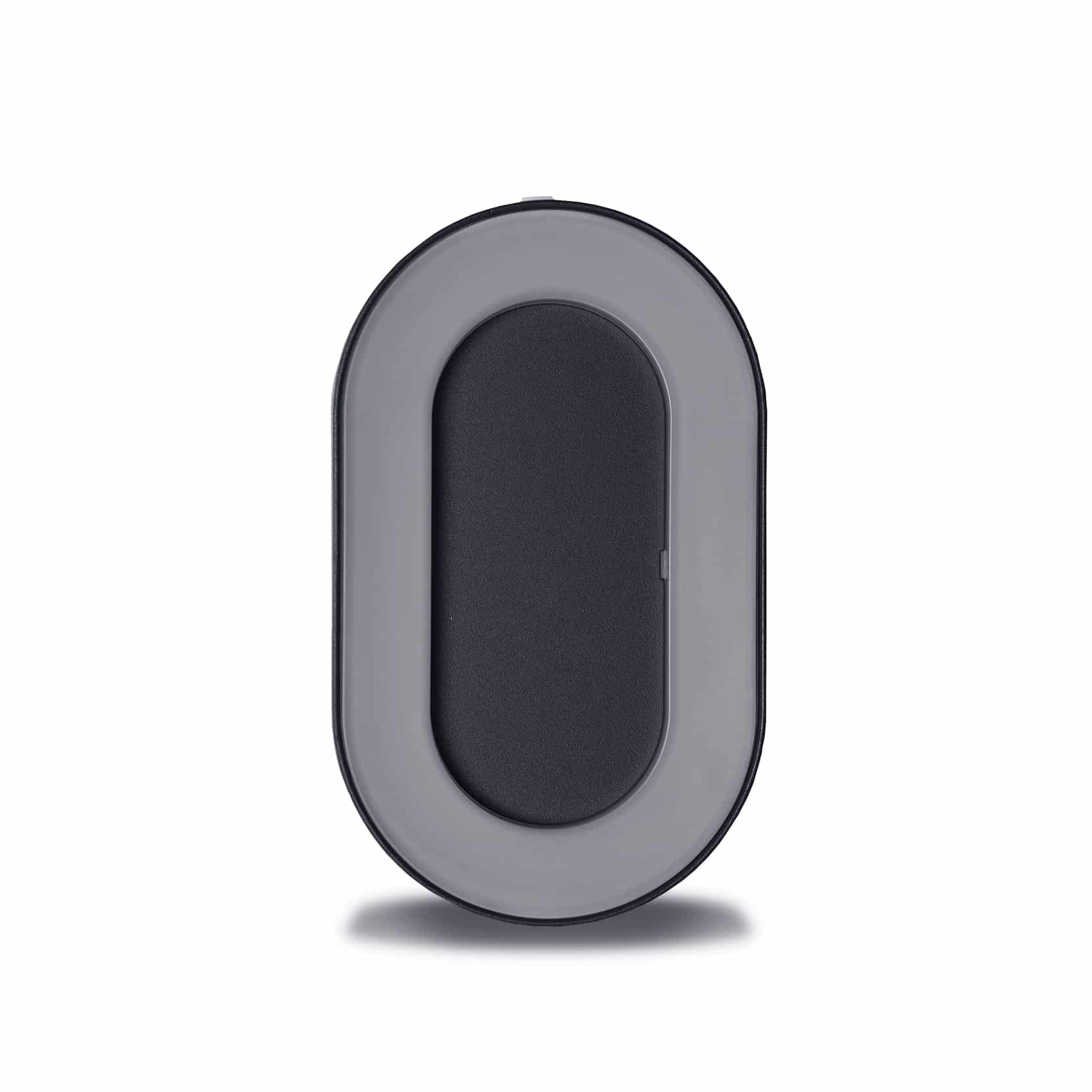 Aplica LED Hepol otel inoxidabil, 8 W, 4000 K, antracit, forma ovala, 202 x 123 cm