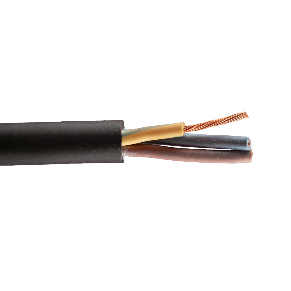 Conductor Flexibil MCCG H07RN-F, 3 x 1.5 mm2, izolatie cauciuc EPDM, negru, cupru, 100 m